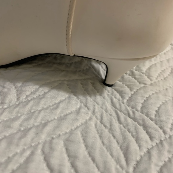 Circus Sam Edelman White Booties Kitten Heel 8 - Picture 8 of 14